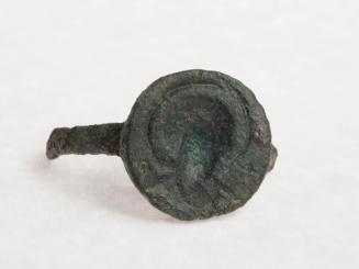 Fragment of a finger ring with encised design