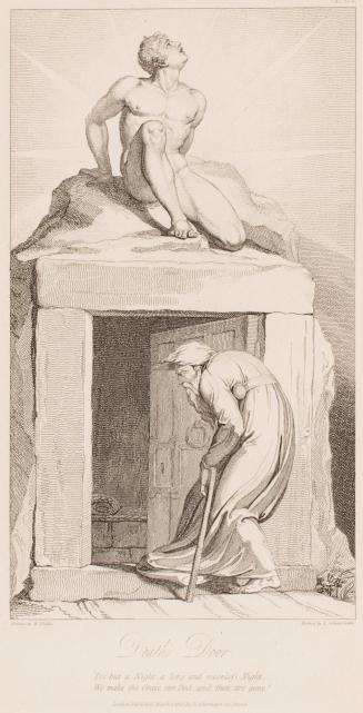 Death’s Door, Illustration for The Grave, a poem by Robert Blair
