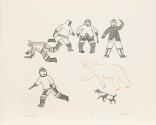 Angry Bear, #65 from the 1968 Cape Dorset Print Catalogue