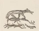 Sea Dogs and Sea Spirits, #20 from the 1962 Cape Dorset Print Catalogue
