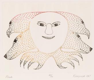 Mask, #49 from the 1968 Cape Dorset Print catalogue
