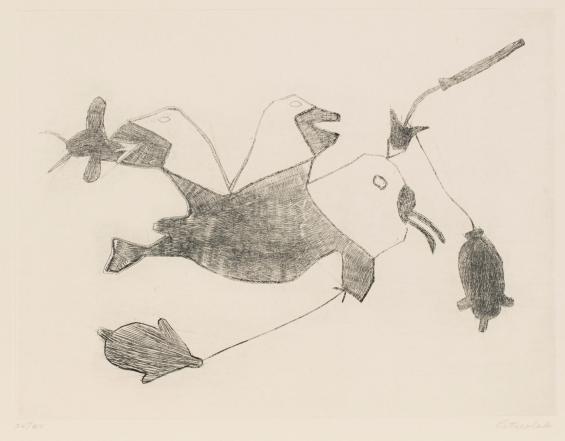 Untitled, #43 from the 1962 Cape Dorset Print catalogue