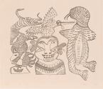 Witch and Friends, #19 from the 1963 Cape Dorset Print Catalogue
