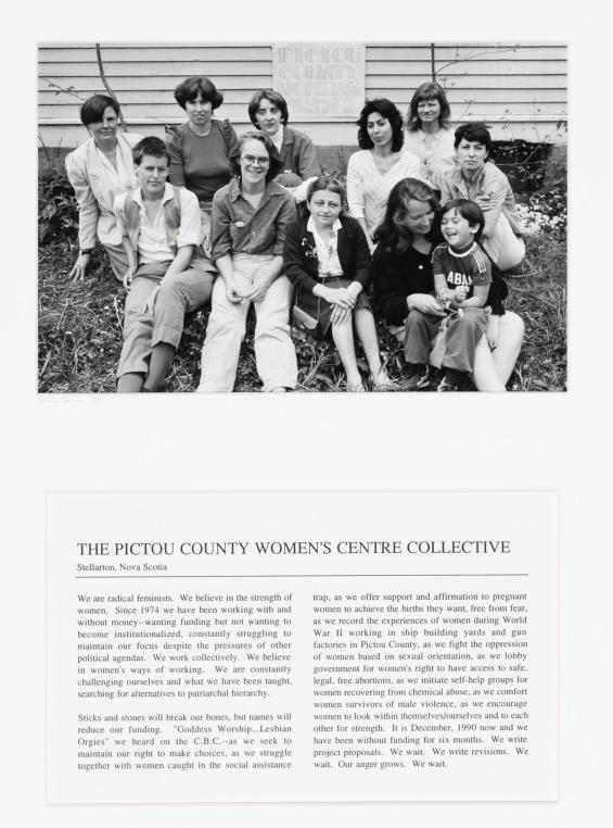 The Pictou County Women's Centre Collective, New Glasgow, Nova Scotia, from Faces of Feminism