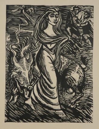 Lilith, Adams Erste Frau / Lilith, Adam's First Wife, illustration from the poem Faust, from Goethe's Walpurgisnacht / Walpurgis Night