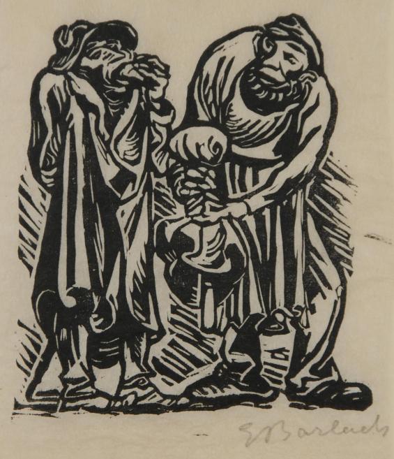 Steinklopfer und Roter Kaiser / Stone Breaker and Red Kaiser, Plate 3 from the portfolio accompanying the book Der Findling / The Foundling