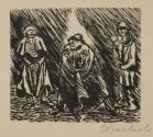Gruppe Aus Drei Figuren (Bass, Diskant, Tenor) / Group of Three Figures (Bass, Soprano, Tenor), Plate 5 from the portfolio accompanying the book Der Findling / The Foundling