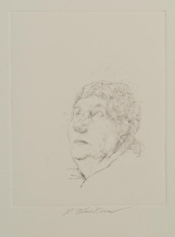 Porträt Rosa Meidner (Mutter des Künstlers) / Portrait of Rosa Meidner (the Artist's Mother)