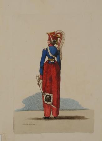 Untitled (Rear view of a Military Officer)