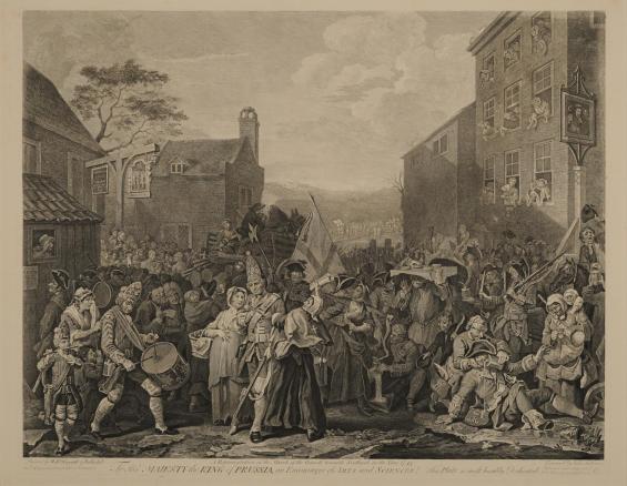 A Representation of the March of the Guards towards Scotland, in the Year 1745