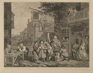 Canvassing for Votes: Plate 2 from Four Prints of an Election