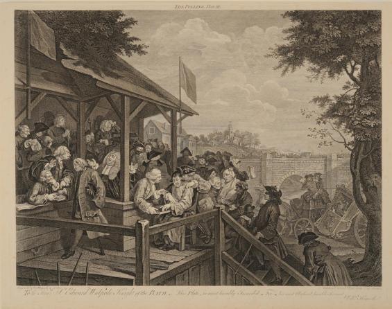 The Polling: Plate 3 from Four Prints of an Election