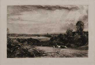 Summer Morning (Dedham Vale), from Various Subjects of Landscape, Characteristic of English Scenery, from Pictures Painted by John Constable, R.A. (also called English Landscape)