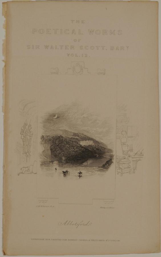 Abbotsford, Frontispiece to The Poetical Works of Sir Walter Scott, Volume 12