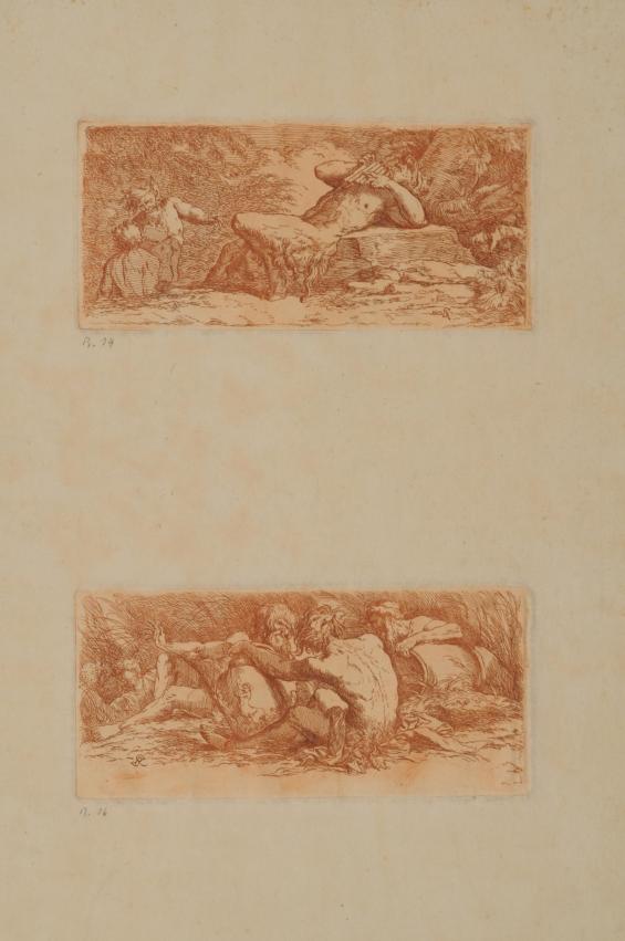 Piping Satyr (top image) and River Gods (bottom image)