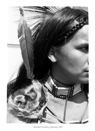 Michael Dunkley (aka. Raccoon), Ojibwa, from the series Strong Hearts: Powwow Portraits