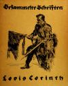 Gesammelte Schriften / Collected Writings, illustrated book with eight lithographs by Lovis Corinth