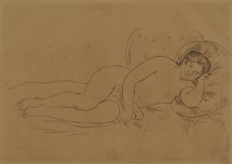 Femme Nue Couchée (Tournée à droite) / Reclining Female Nude (Turned to the right)