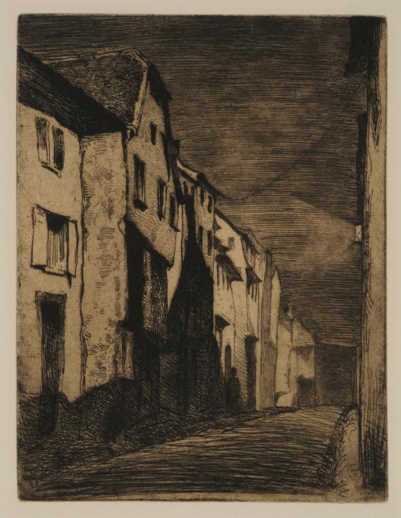 Street in Saverne, from Twelve Etchings from Nature