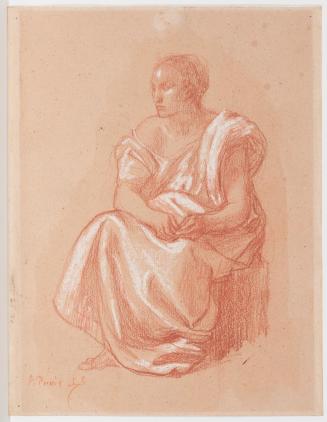 Femme Assise; published in L’Art dans les Deux Mondes, Paris, 20 Nov. 1890