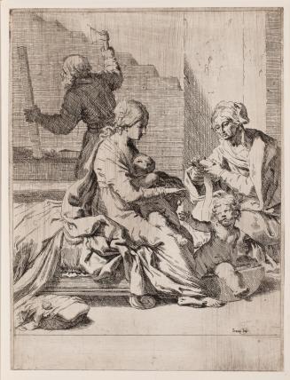 The Holy Family with Saint Elizabeth and Infant Saint John the Baptist