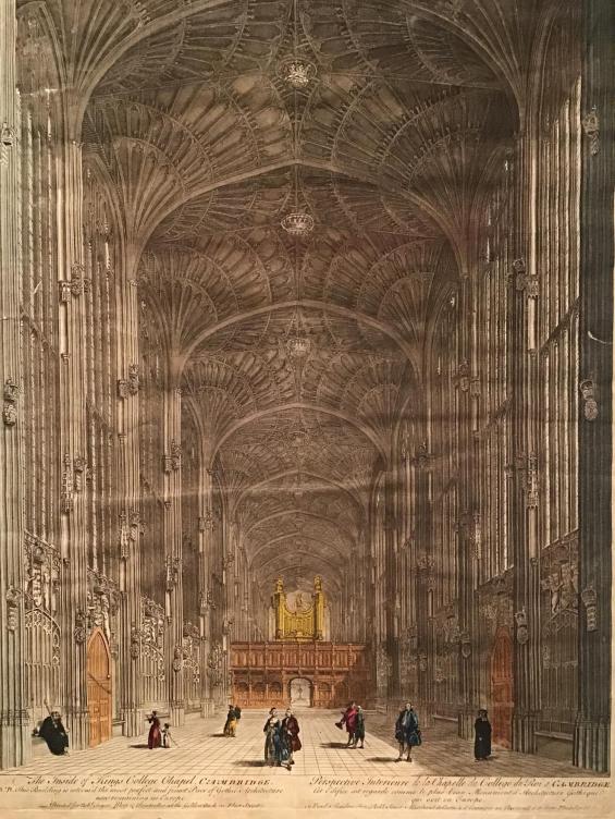 The Inside of King's College Chapel, Cambridge