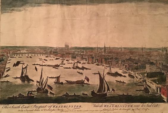 The South East Prospect of Westminster, from Somerset house to Westminster Bridge, from the series Perspective Views in and about London
