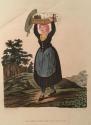 A Village Girl of Upper Austria Carrying Milk to Market, Plate 3 from the Costumes of the Hereditary States of the House of Austria