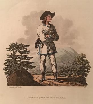 A Moravian Mountaineer, near the Confines of Hungary, Plate 41 from the Costumes of the Hereditary States of the House of Austria