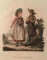 A Blacksmith of Upper Austria and his wife, in their Holiday Clothes, Plate 50 from the Costumes of the Hereditary States of the House of Austria