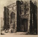 South Arch, Chester Cathedral, from the folio Six Etchings of Select Parts of the Saxon and Gothic Buildings Now Remaining in the City of Chester