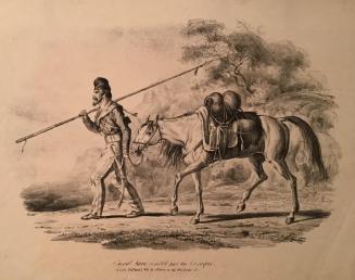 Cheval Russe conduit par un Cosaque / Russian Horse Driven by a Cossack