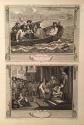 Industry and Idleness, Plate 5: The Idle 'Prentice turn'd away, and sent to Sea, and Plate 6: The Industrious 'Prentice out of his Time, & Married to his Master's Daughter, from Hogarth Restored, the Whole Works of the Celebrated William Hogarth as Originally Published