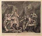 A Rake's Progress, Plate 7, from Hogarth Restored, the Whole Works of the Celebrated William Hogarth as Originally Published
