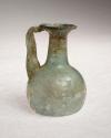 Glass jug with strap handle
