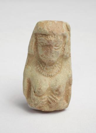 Fragment of a plaque. likely depicting the Canaanite goddess Astarte