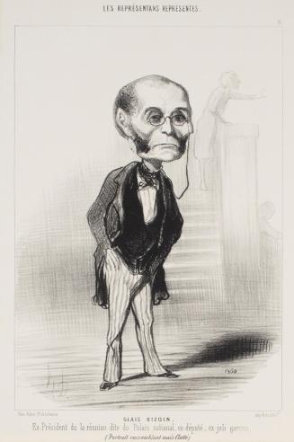 A.O. Glais Bizoin, no. 16 from the series Les Représentants représentés / The Representative Represented