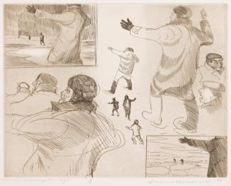 Man Warning Two Boys