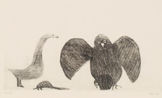 Untitled, #33 from the 1962 Cape Dorset Print catalogue