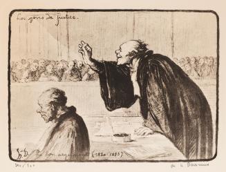 Le Bon Argument, from the series Les Gens de Justice