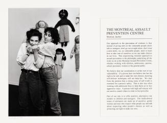 The Montreal Assault Prevention Centre, Lisa Weintraub and Leona Heillig; Montreal, Quebec, from Faces of Feminism