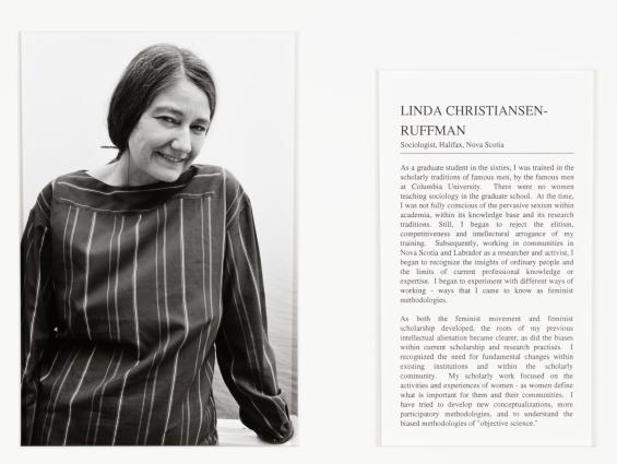 Linda Christiansen-Ruffman, Sociologist, Former President of CRIAW; Ferguson's Cove, Nova Scotia, from Faces of Feminism