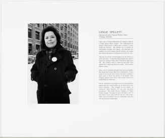 Leslie Spillett, Labour Activist; Winnipeg, Manitoba, from Faces of Feminism