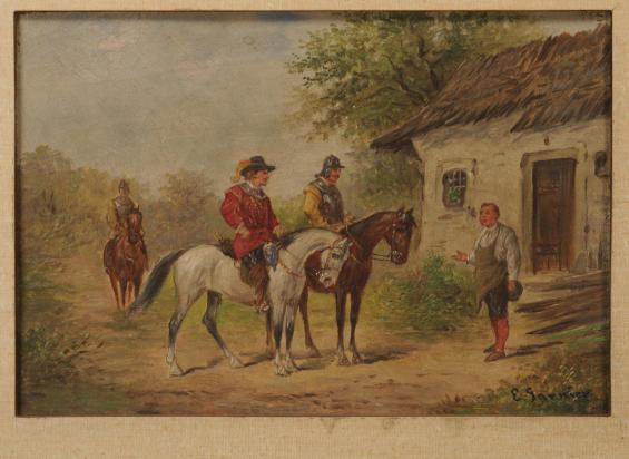Unknown (Men on Horse and Stand)