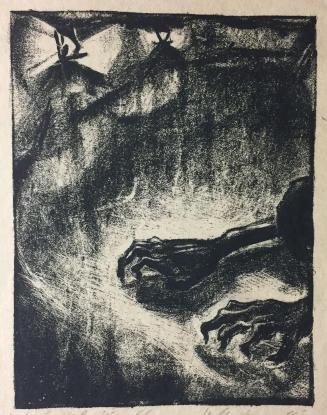 Zwei gespenstische Hände greifen nach etwas / Two Ghostly Hands Groping for Something, Plate 8 from Der Mantel / The Coat