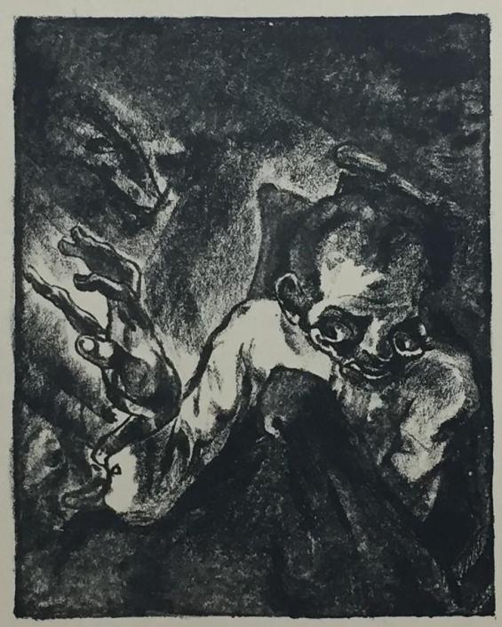 Akaki in Fieberphantasien / Akaki in a Delirium, Plate 9 from Der Mantel / The Coat