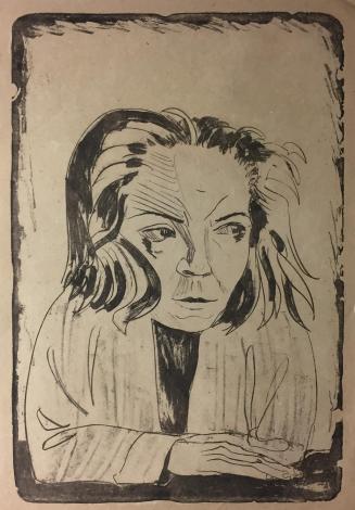 Mädchen auf rechten Arm gestützt / Girl Resting on Right Arm (Sonia Gramatté)