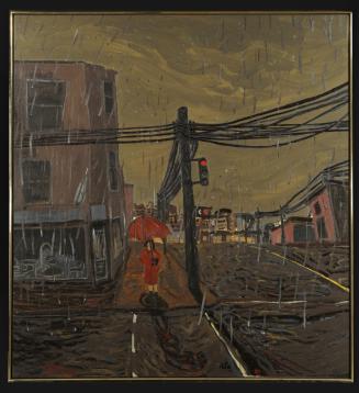 Woman in Rain