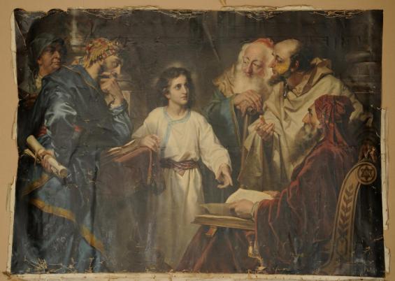 Christ in the Temple 
