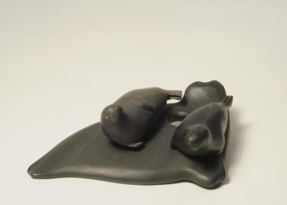 Two Seals on Ice Floe